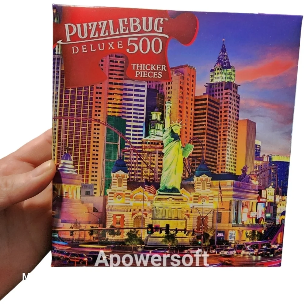 Set of Six 500-Piece Jigsaw Puzzles - Colorful Disney & Themed Designs